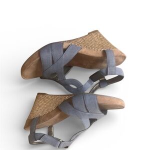 Women's Blue Strappy Sandals